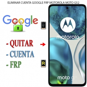 Eliminar Contraseña y Cuenta Google Motorola Moto G52