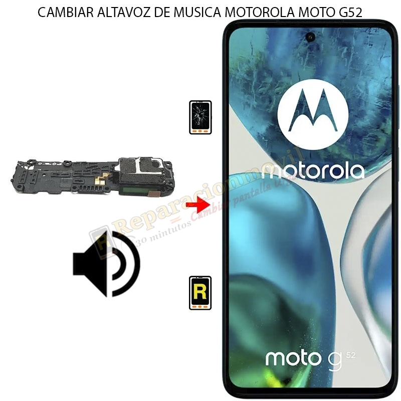 Cambiar Altavoz De Música Motorola Moto G52