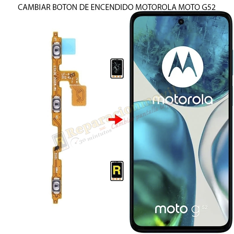 Cambiar Botón De Encendido Motorola Moto G52