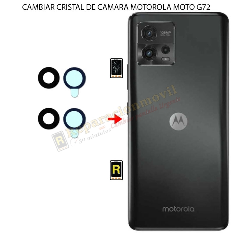 Cambiar Cristal Cámara Trasera Motorola Moto G72
