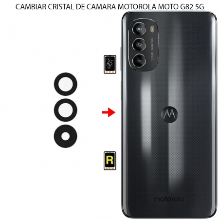 Cambiar Cristal Cámara Trasera Motorola Moto G82