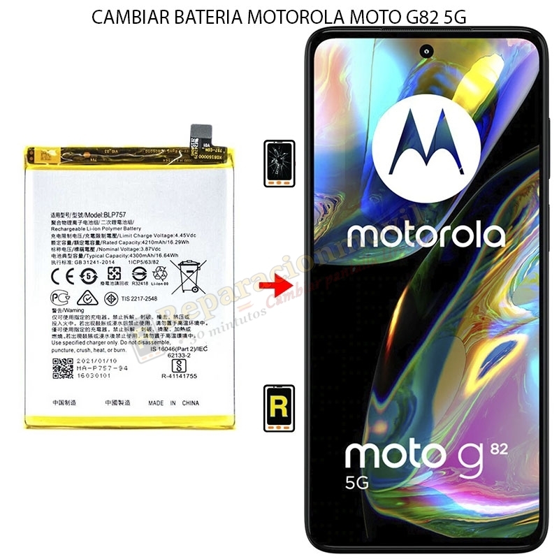 Cambiar Batería Motorola Moto G82
