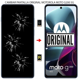 Cambiar Pantalla Motorola Moto G200 5G ORIGINAL