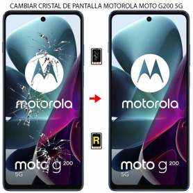 Cambiar Cristal De Pantalla Motorola Moto G200 5G