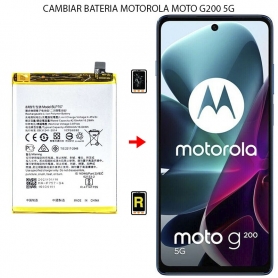 Cambiar Batería Motorola Moto G200 5G