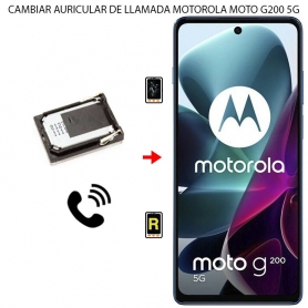 Cambiar Auricular De Llamada Motorola Moto G200 5G