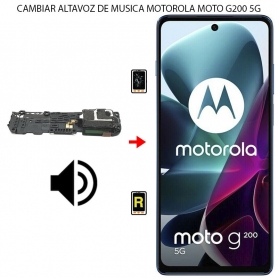Cambiar Altavoz De Música Motorola Moto G200 5G