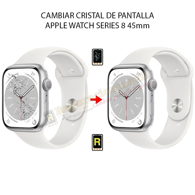 Cambiar Cristal De Pantalla Apple Watch 8 (45MM)