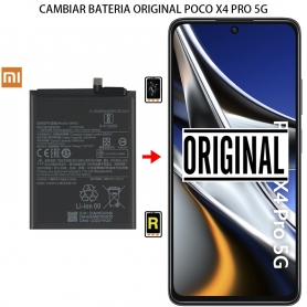 Cambiar Batería Xiaomi Poco X4 Pro Original