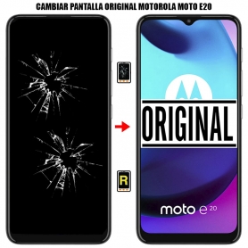 Cambiar Pantalla Motorola Moto E20 ORIGINAL