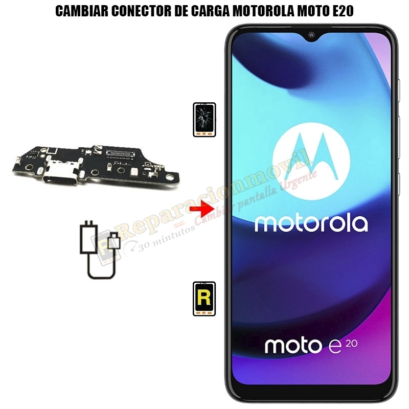 Cambiar Conector De Carga Motorola Moto E20