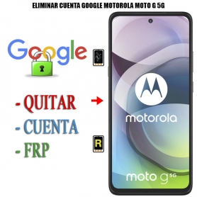 Eliminar Contraseña y Cuenta Google Motorola Moto G 5G