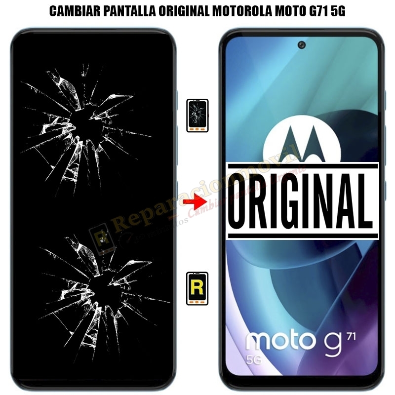 Cambiar Pantalla Motorola Moto G71 5G ORIGINAL