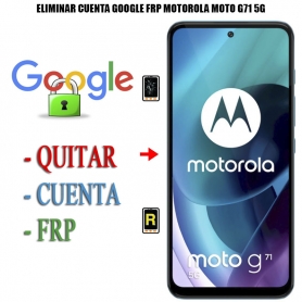 Eliminar Contraseña y Cuenta Google Motorola Moto G71 5G