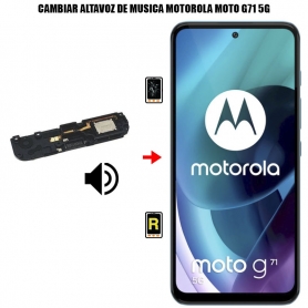 Cambiar Altavoz De Música Motorola Moto G71 5G