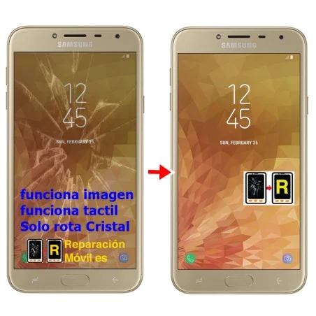 Cambiar Cristal de Pantalla Samsung J4 plus (2018) SM-J415F