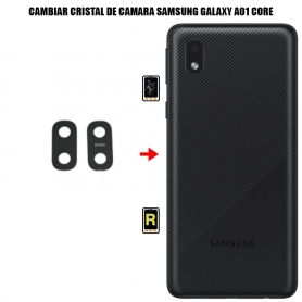 Cambiar Cristal Cámara Trasera Samsung Galaxy A01 Core