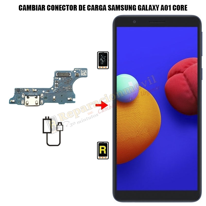 Cambiar Conector De Carga Samsung Galaxy A01 Core