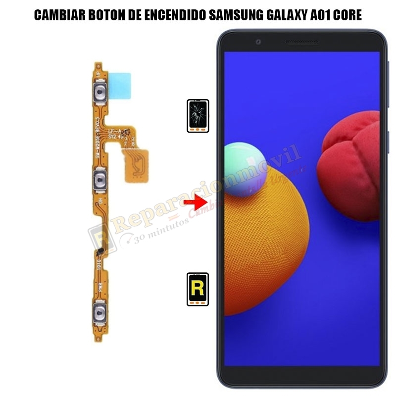Cambiar Botón De Encendido Samsung Galaxy A01 Core