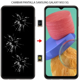 Cambiar Pantalla Samsung Galaxy M33 5G Original Con Marco
