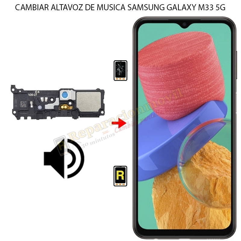 Cambiar Altavoz De Música Samsung Galaxy M33 5G