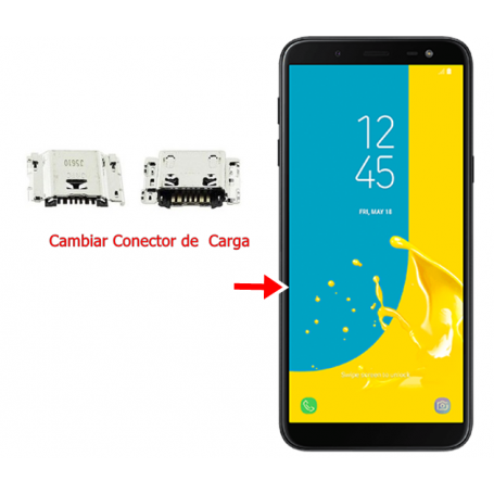 Cambiar Conector de Carga Samsung J6 2018