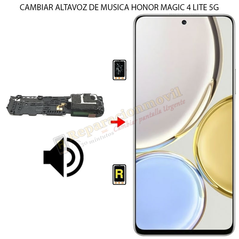 Cambiar Altavoz De Música Honor Magic 4 Lite 5G