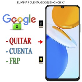 Eliminar Contraseña y Cuenta Google Honor X7