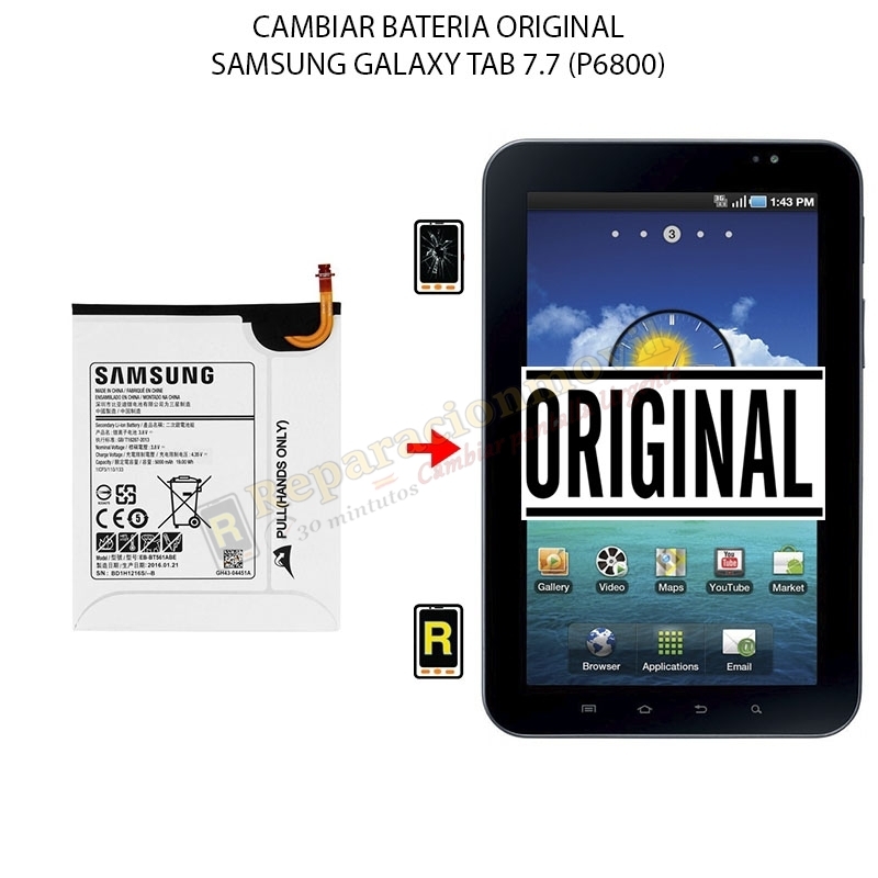 Cambiar Batería Samsung Galaxy Tab 7.7 Original