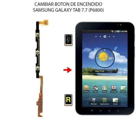 Cambiar Botón De Encendido Samsung Galaxy Tab 7.7