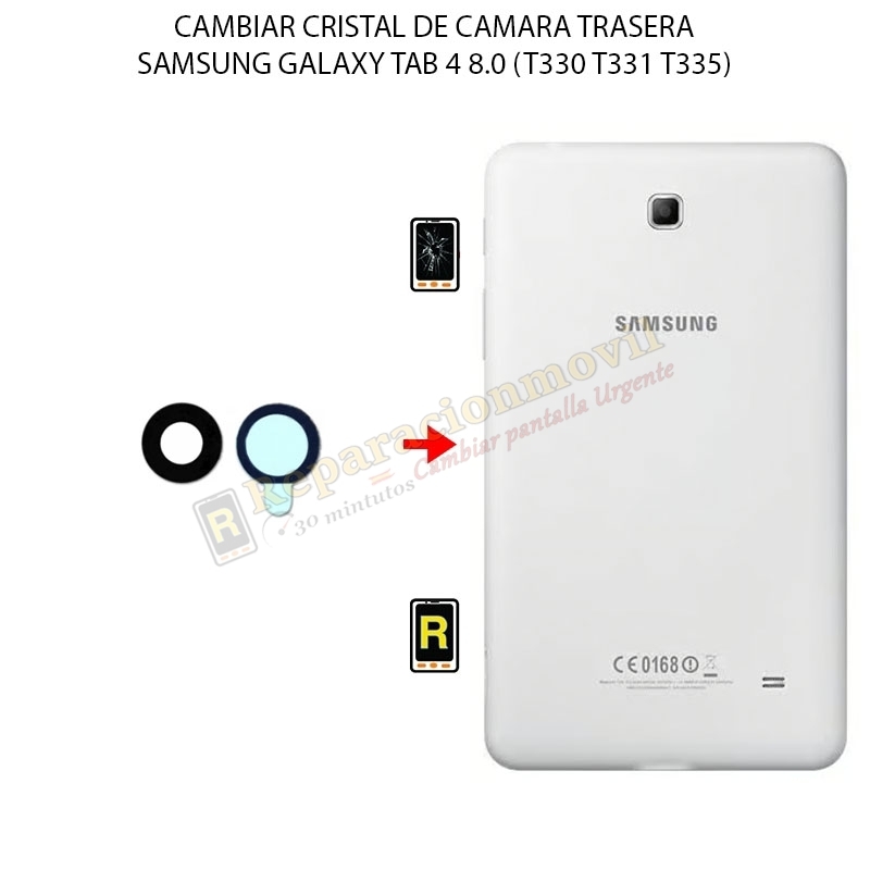 Cambiar Cristal Cámara Trasera Samsung Galaxy Tab 4 8.0