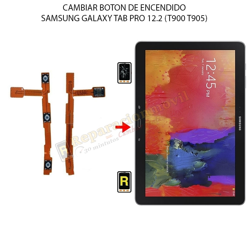Cambiar Botón De Encendido Samsung Galaxy Tab Pro 12.2
