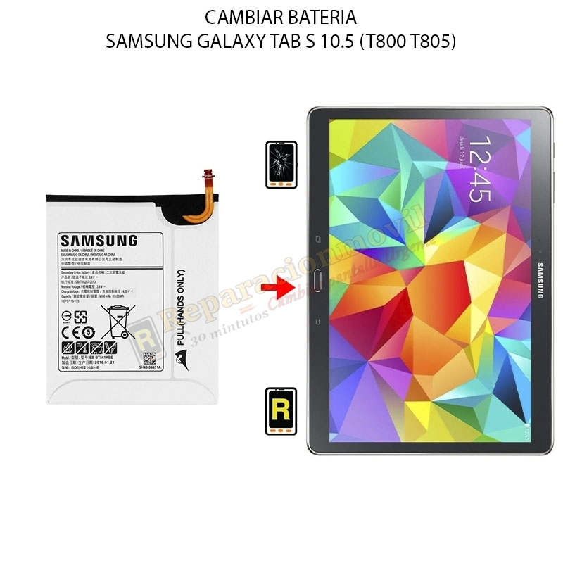 Cambiar Batería Samsung Galaxy Tab S 10.5