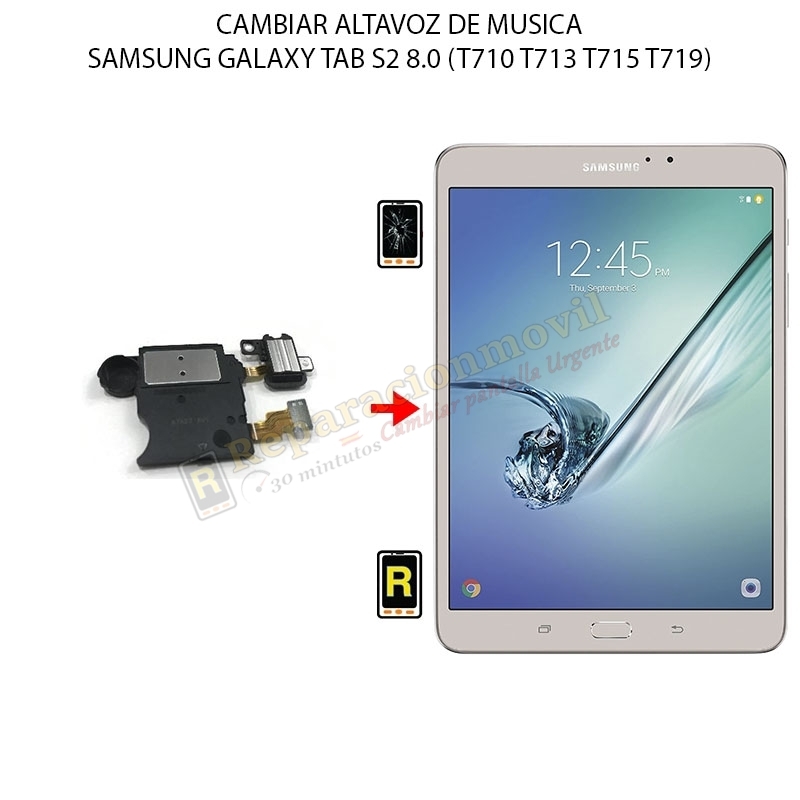 Cambiar Altavoz De Música Samsung Galaxy Tab S2 8.0