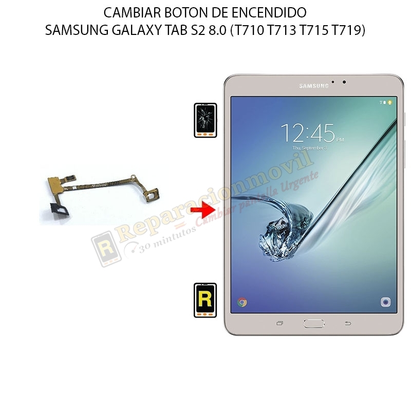 Cambiar Botón De Encendido Samsung Galaxy Tab S2 8.0