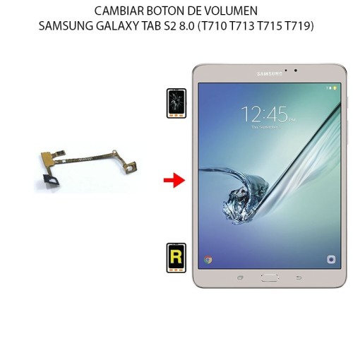 Cambiar Botón De Volumen Samsung Galaxy Tab S2 8.0
