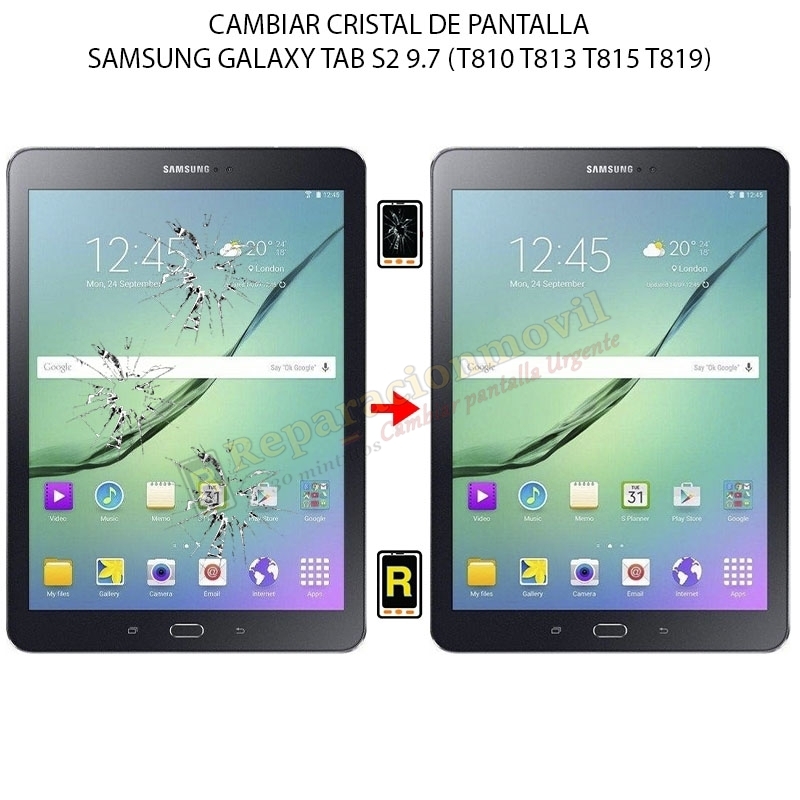 Cambiar Cristal De Pantalla Samsung Galaxy Tab S2 9.7