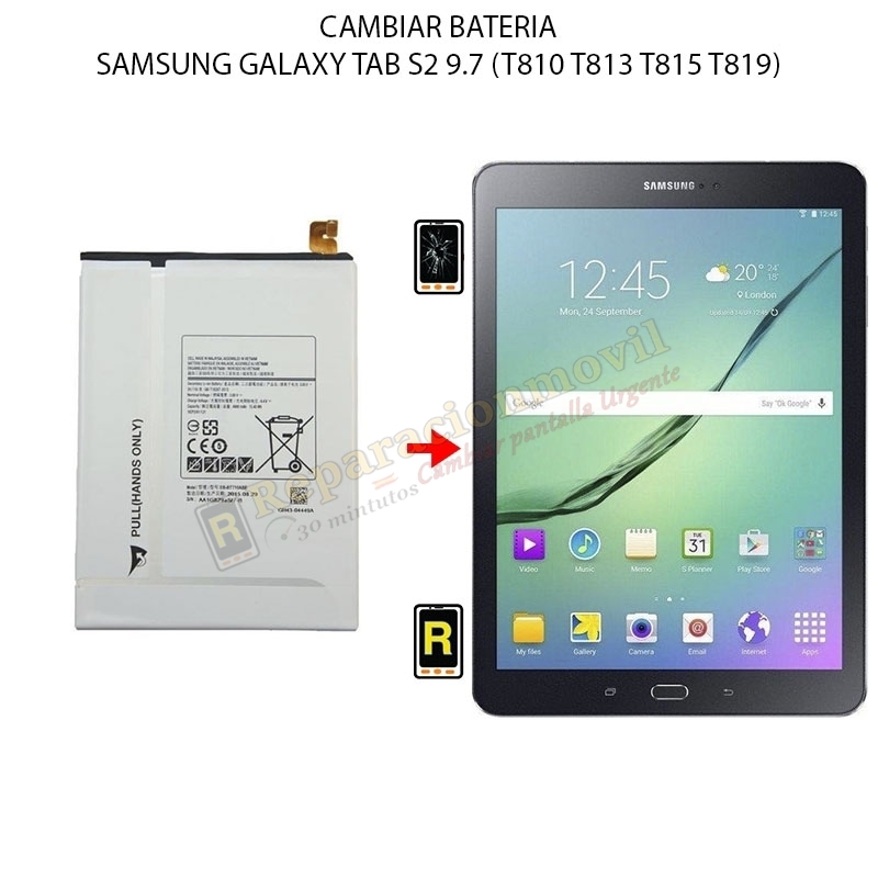 Cambiar Batería Samsung Galaxy Tab S2 9.7