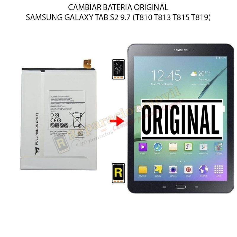 Cambiar Batería Samsung Galaxy Tab S2 9.7 Original