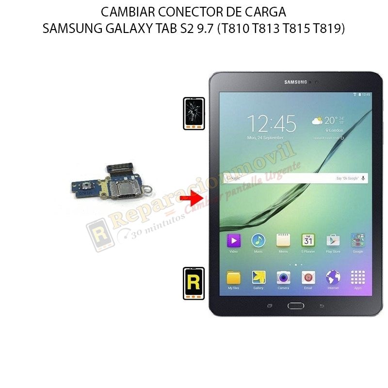 Cambiar Conector De Carga Samsung Galaxy Tab S2 9.7