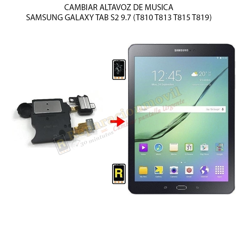 Cambiar Altavoz De Música Samsung Galaxy Tab S2 9.7