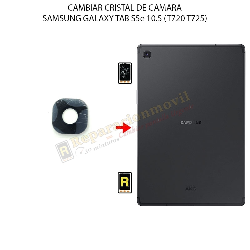 Cambiar Cristal Cámara Trasera Samsung Galaxy Tab S5e 10.5