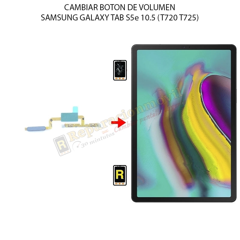 Cambiar Botón De Volumen Samsung Galaxy Tab S5e 10.5