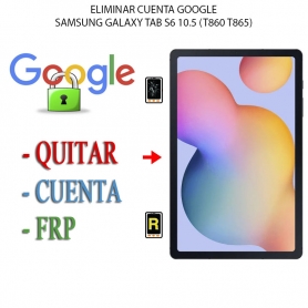 Eliminar Contraseña y Cuenta Google Samsung Galaxy Tab S6 10.5