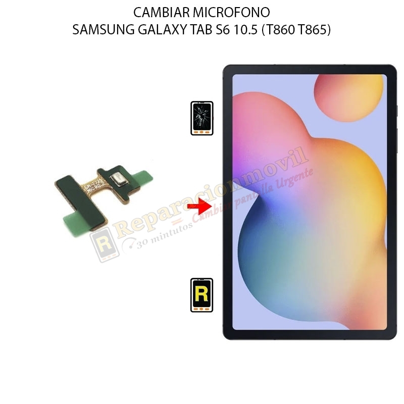 Cambiar Microfono Samsung Galaxy Tab S6 10.5