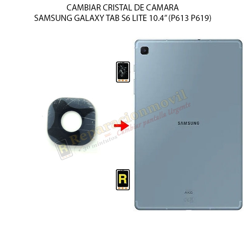 Cambiar Cristal Cámara Trasera Samsung Galaxy Tab S6 Lite 2022 10.4