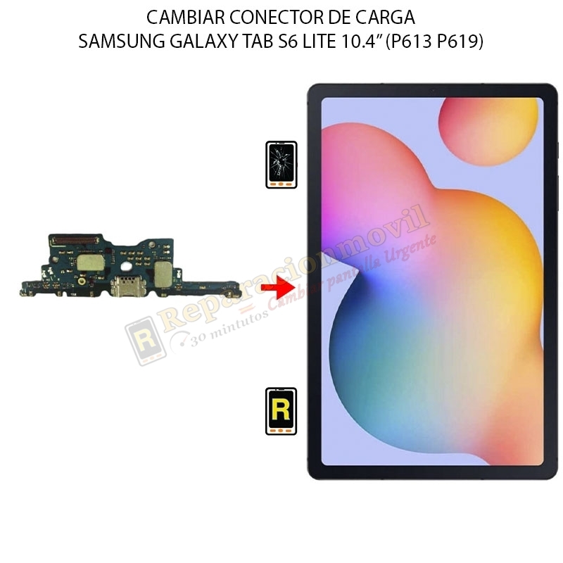Cambiar Conector De Carga Samsung Galaxy Tab S6 Lite 2022 10.4