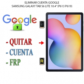 Eliminar Contraseña y Cuenta Google Samsung Galaxy Tab S6 Lite 2022 10.4