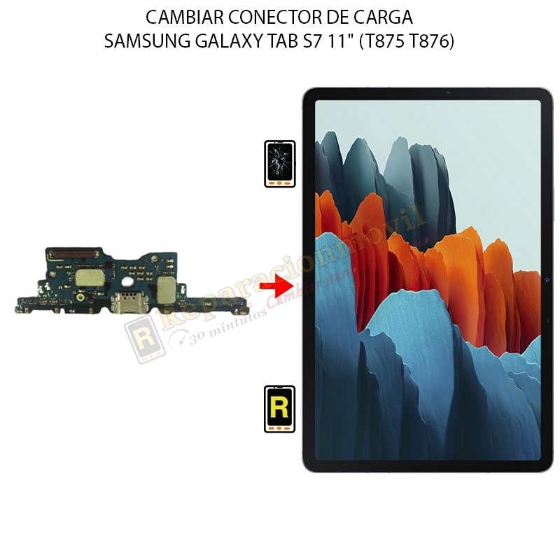 Cambiar Conector De Carga Samsung Galaxy Tab S7 11