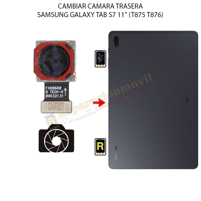 Cambiar Cámara Trasera Samsung Galaxy Tab S7